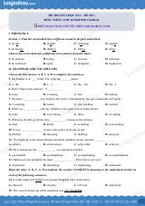Đề thi giữa kì 1 Tiếng Anh 10 Friends Global - Đề số 3